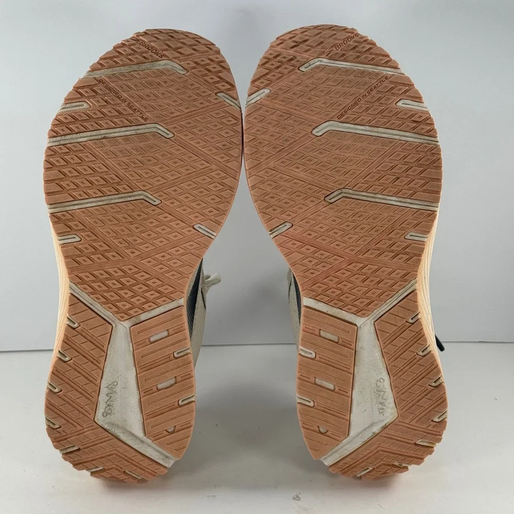 Brooks Revel 5 Women's Running Shoes Light Grey Peach Size 8‎ Medium B Nwot - Picture 7 of 13